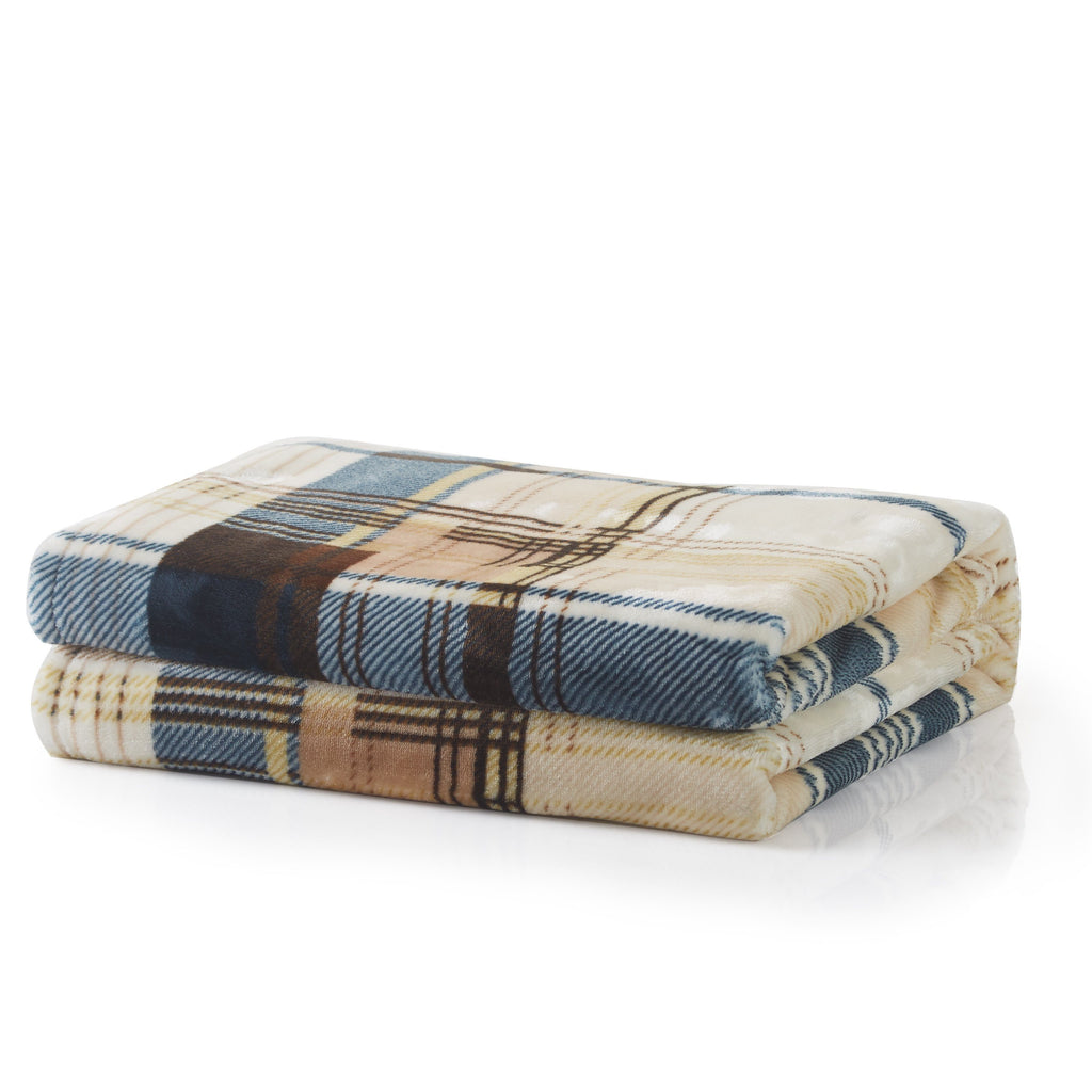 Tache Winter Cabin Flannel Throw Blanket