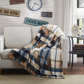 Tache Winter Cabin Flannel Throw Blanket