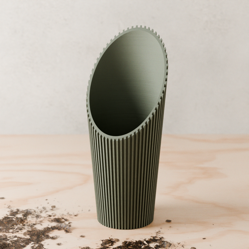 The Cylindrical Soil Scoop-Made with Plant-Based Materials