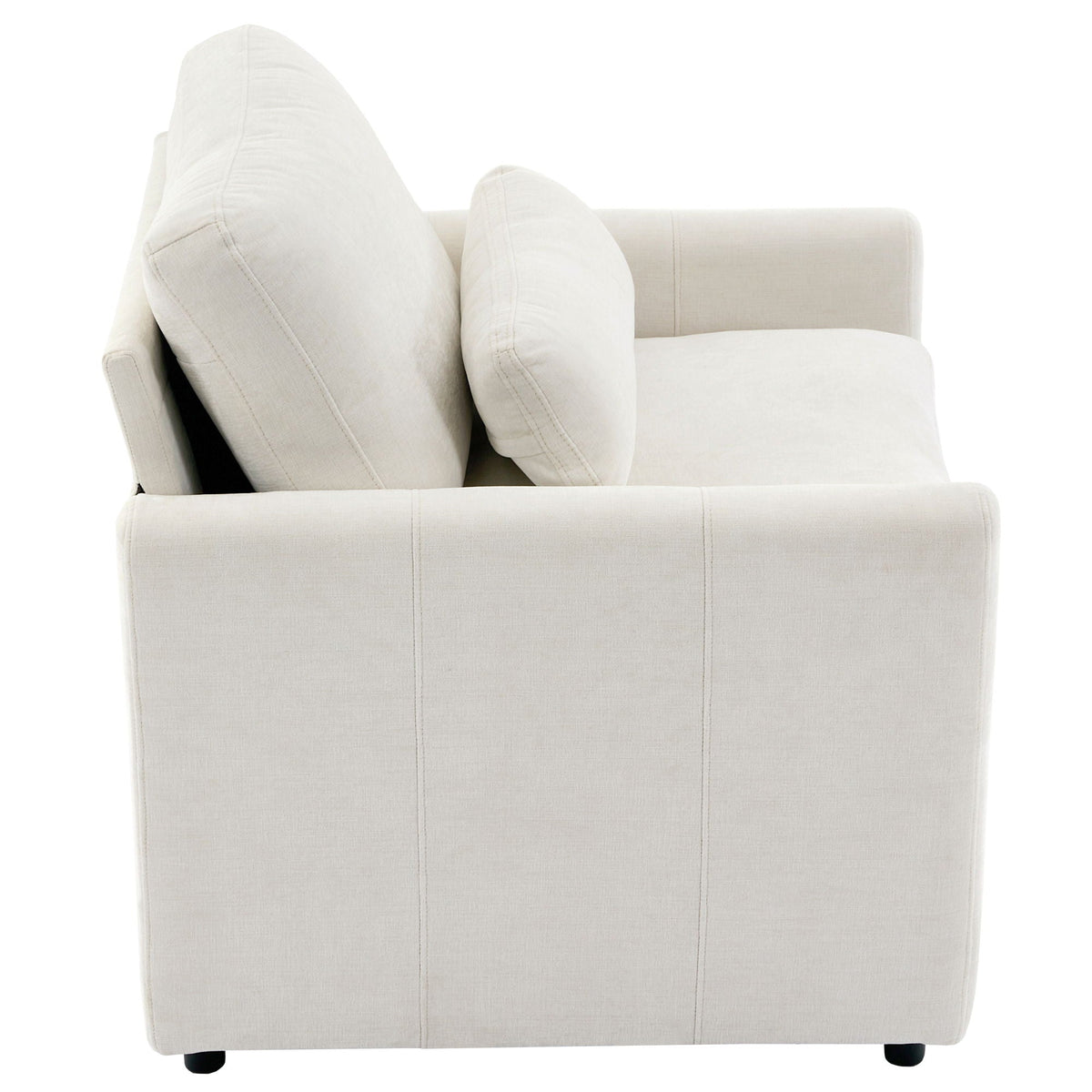 Cozy Upholstered Cushion Armchair