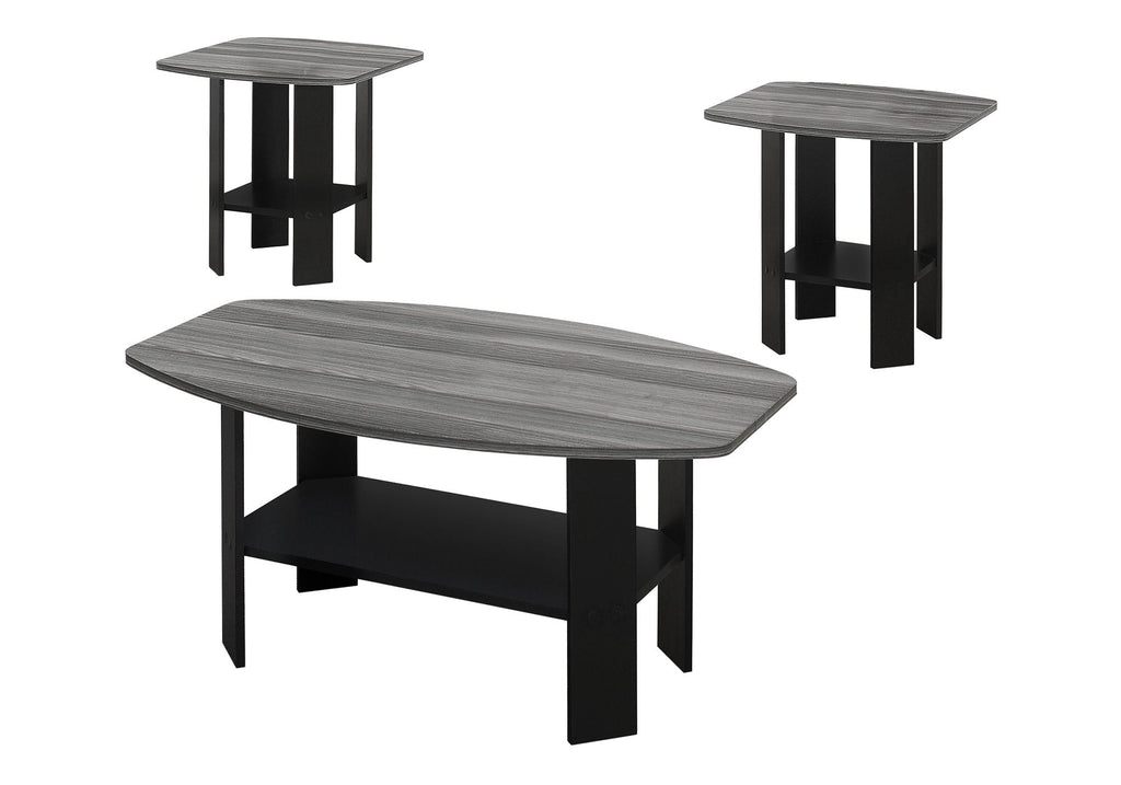 Casual 3 Piece Table Set -1 Coffee Table, 2 End Tables