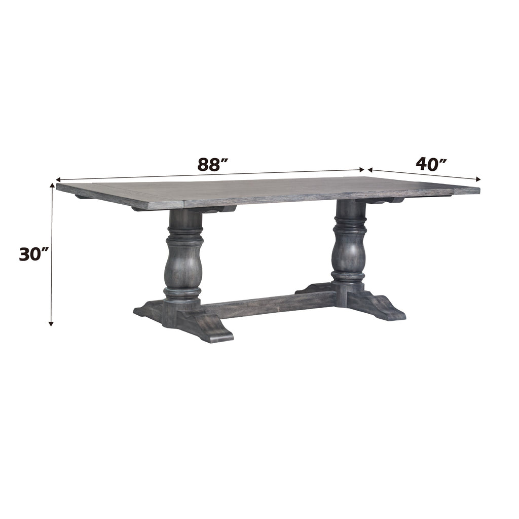 Leventis Weathered Dining Set with 6 Chairs