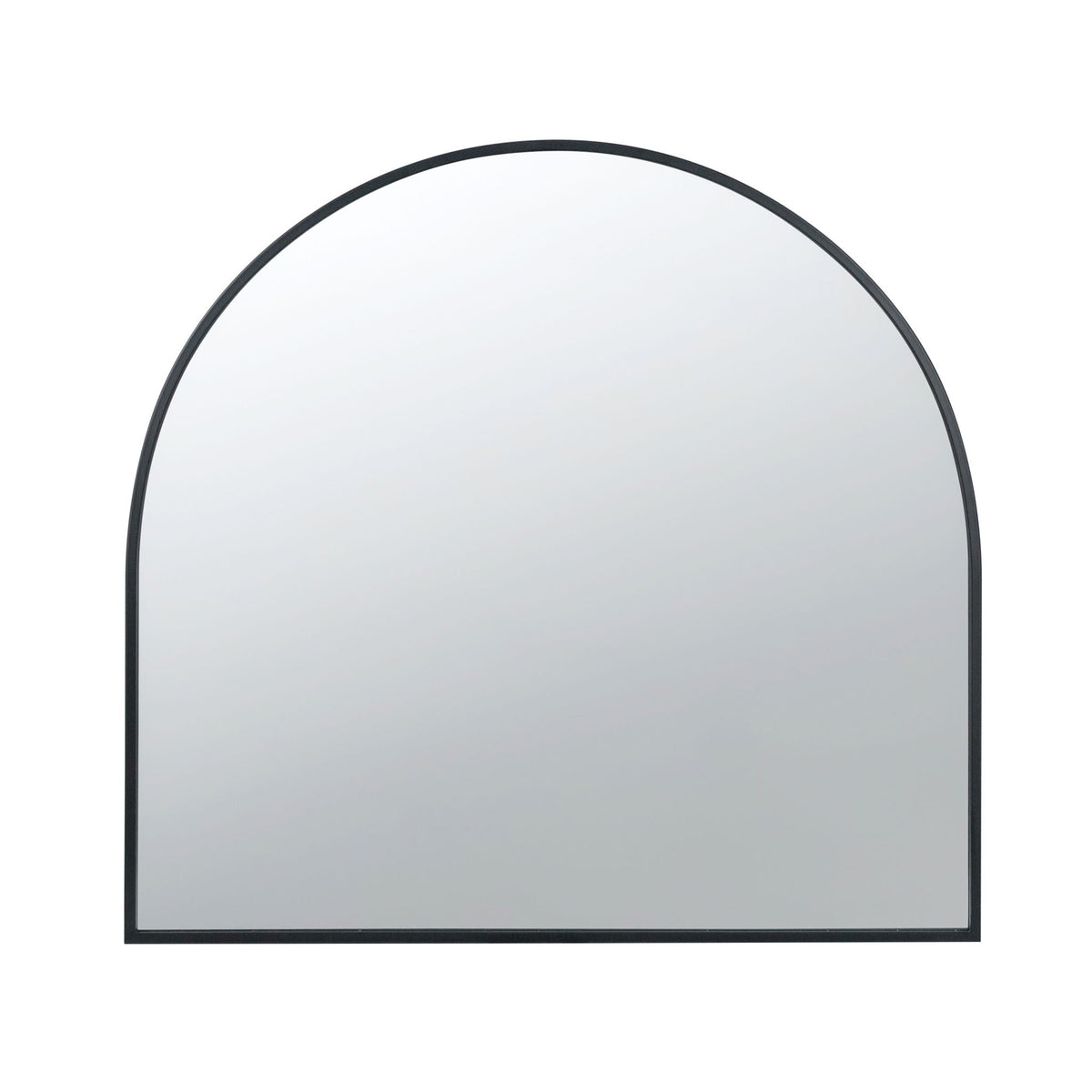Elegant Arched Mirror With Metal Frame – Wall Mirror for Living Room, Bedroom, or Entryway