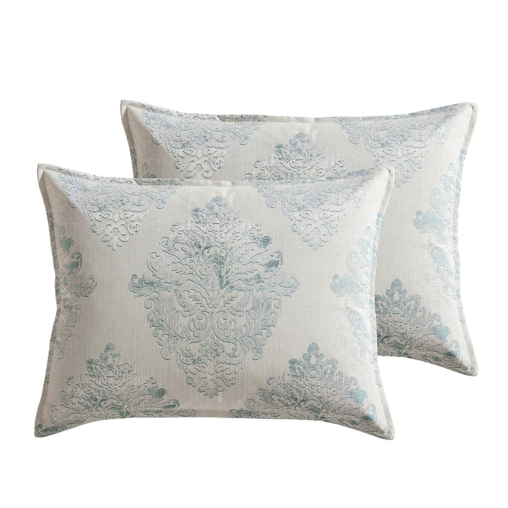The Marana 9 Pc Medallion Jacquard Comforter Set