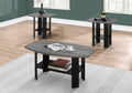 Casual 3 Piece Table Set -1 Coffee Table, 2 End Tables
