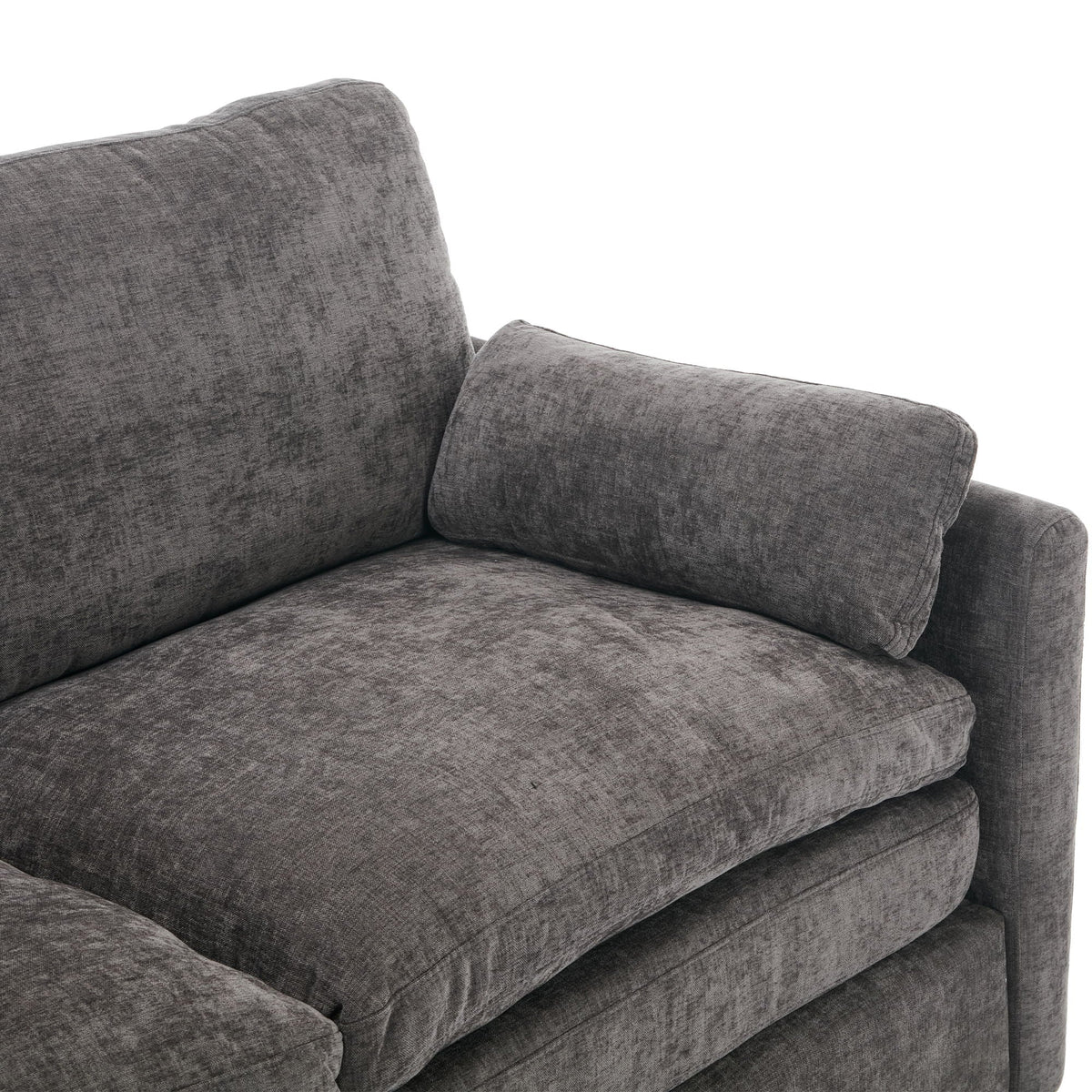 Cozy Upholstered Cushion Armchair