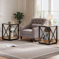 Modern End Table Nightstands-Set of 2