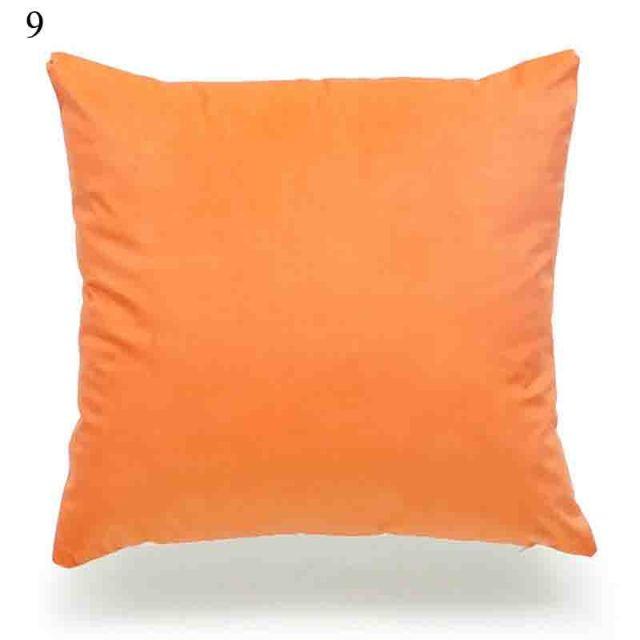 Halloween Pumpkin Throw Pillow Cover – Orange & Black