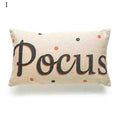 Halloween Pumpkin Throw Pillow Cover – Orange & Black