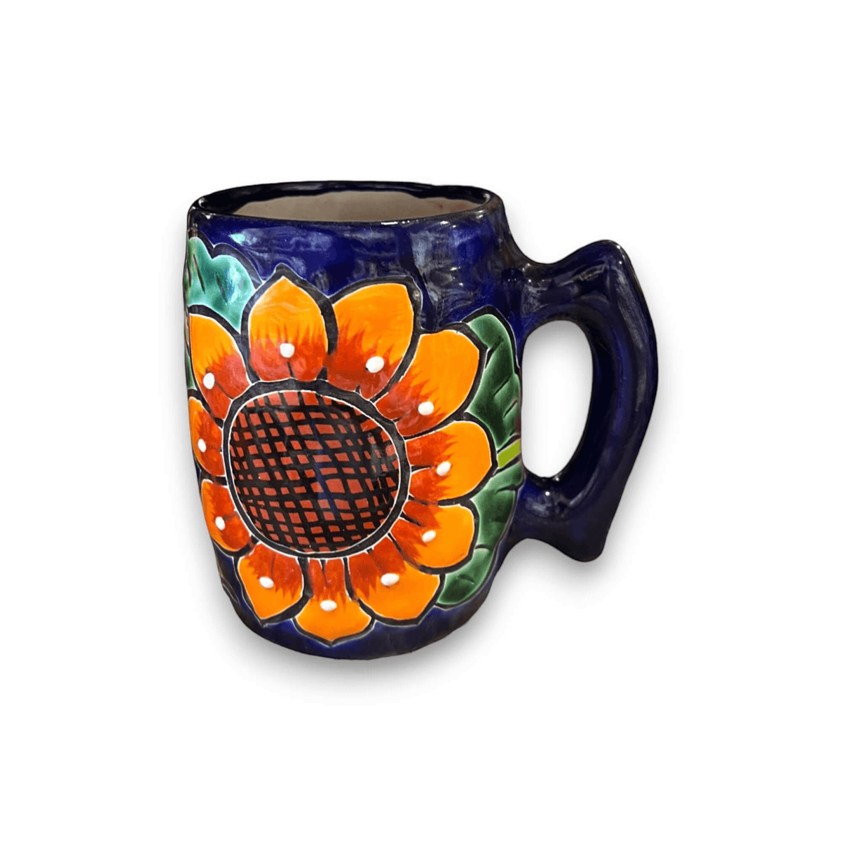 Handmade Talavera Ceramic Coffee Mug – Colorful