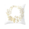 Tropical Leaf Throw Pillow Cover – Green & Yellow